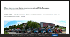 Desktop Screenshot of kontenerrendeles.org